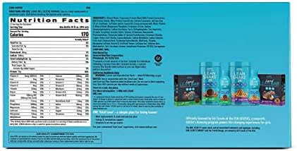 GNC Total Lean | Lean Shake 25, To Go Bottles | Low-Carb Protein Shake to Improve Weight Loss & BMI | Girl Scouts Thin Mints | 12 Pack