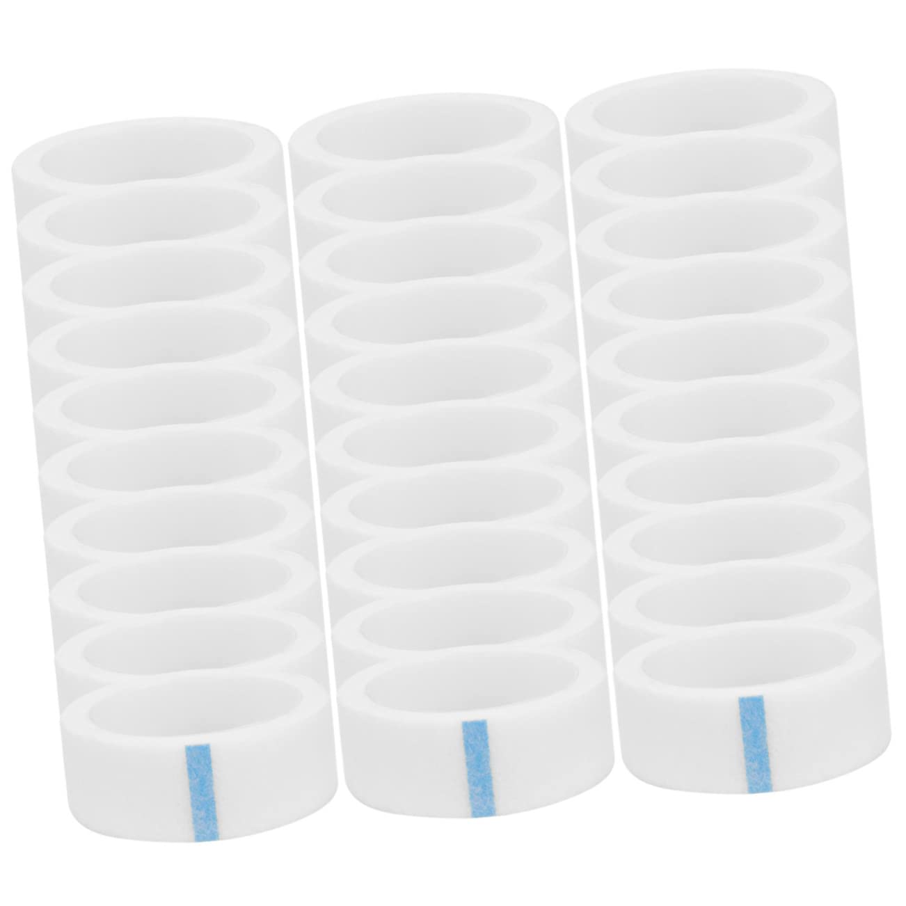 30rolls Eyelash Extension Tape Wide Breathable Adhesive Fabric Tape for Makeup Salons Lash Techs