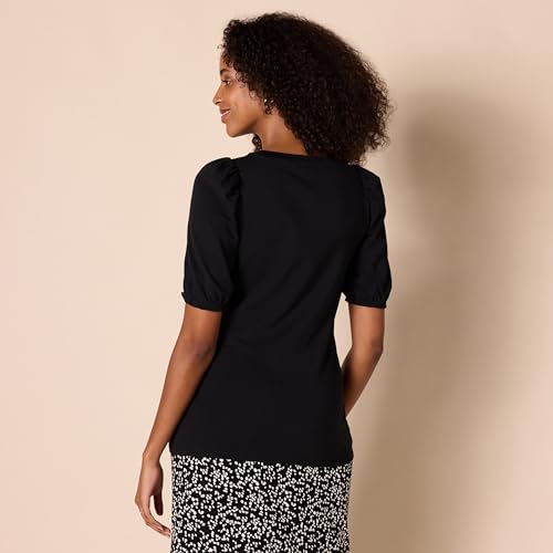 Amazon Essentials Women's Regular-Fit Puff Short-Sleeve Crewneck T-Shirt3