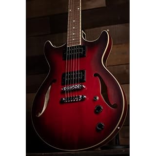 Ibanez Artcore AM53SRF Guitare électrique 6 cordes à corps semi-creux pour droitier Rouge soleil plat - Les Beatles, Paul McCartney, John Lennon, RIngo Starr, George Harrison Ibanez Artcore AM53SRF Guitare électrique 6 cordes à corps semi-creux pour droitier Rouge soleil plat – Image 5