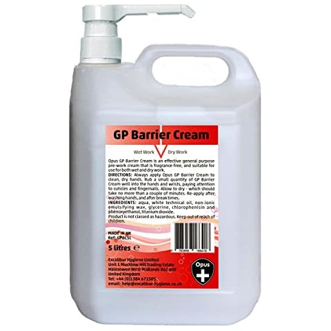 Opus All Purpose Barrier Cream 5L with Pump Cover