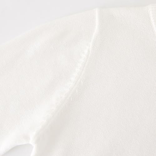 Unisex School Cardigan Teen Boys Girls Crewneck Long Sleeve Sweaters Button Cotton Sweater4