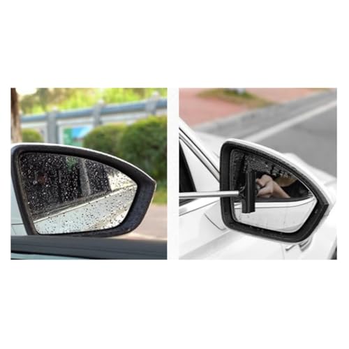 Cepillo telescópico de limpieza para espejos retrovisores de coche con mango extensible 5