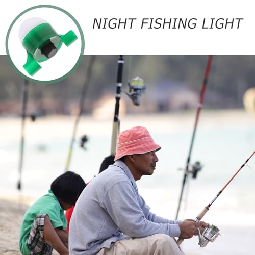 Luces LED de pesca nocturna EXCEART alarmas de mordida para caña en pack de 2 3