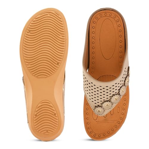 Image of Centrino Women's Sandals | Soft Cushioned Footbed for Extra Comfort | Stylish & Elegant Look for Ladies | Fashionable & Durable Sandal Comfort & Quality (9466)