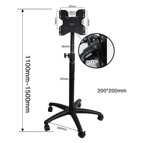 Soporte móvil para TV de 14-37 pulgadas con ruedas miniatura 2