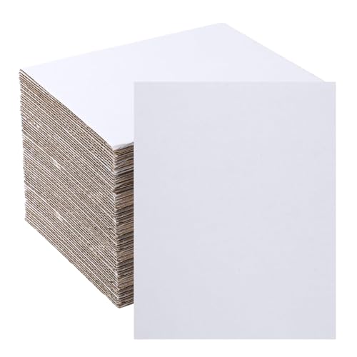 Ucanpack Corrugated Cardboard Sheets 38x26 | 25 Pack 3/32 Thick | Premium Craft Sheets for DIY, Packaging, Shipping, Inserts, Dividers, Mailing & School Projects | Made in USA (All White/E Flute)