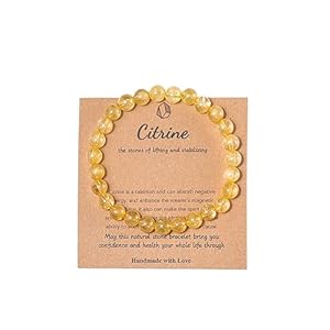 Pingyongchang Stress Relief Anxiety Yoga Bracelet,Mantra Bracelets for Women Natural Crystal Stone Healing Gifts Birthday Gifts for Jade Bracelet for Men
