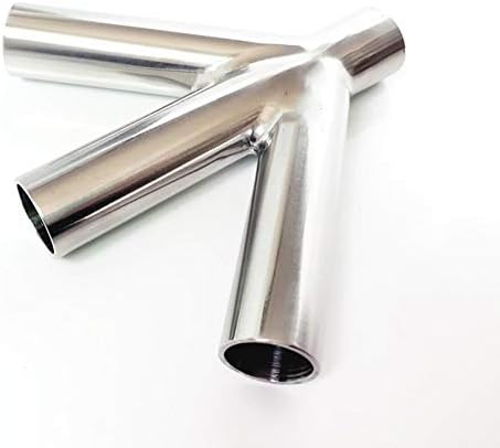 63mm 2.5" Pipe OD Butt Welding Oblique Y-Shaped 4 Way SUS 304 Stainless Fitting Spliter Homebrew Beer Wine