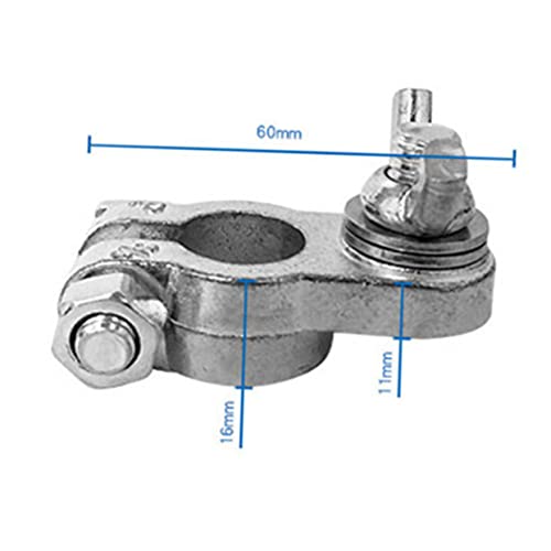 ULTECHNOVO 1 Par Terminal de bateria universal Terminal de bateria durável conector da bateria do ca