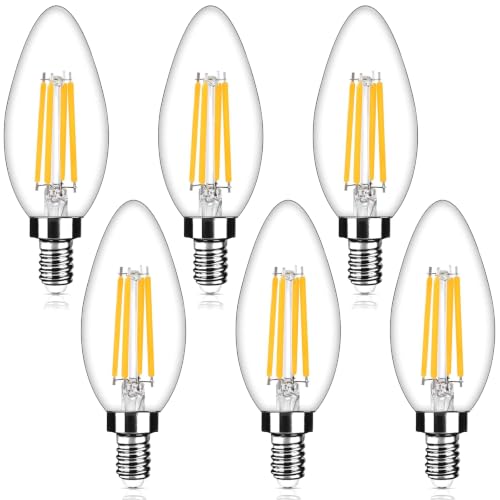 Image of Yochoice E12 LED Candelabra Bulbs, 4W Dimmable B11 Chandelier Light Bulbs