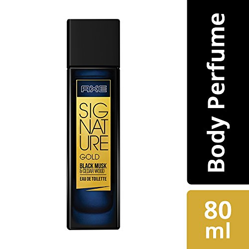 Image of Axe Signature Dark Temptation Body Perfume, 154ml & Signature Gold Black Musk & Cedar Wood Perfume, 80ml
