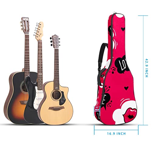 Housse de sac de guitare épaisse avec rembourrage en éponge imperméable pour guitare acoustique électrique basse… - Les Beatles, Paul McCartney, John Lennon, RIngo Starr, George Harrison Housse de sac de guitare épaisse avec rembourrage en éponge imperméable pour guitare acoustique électrique basse… – Image 6