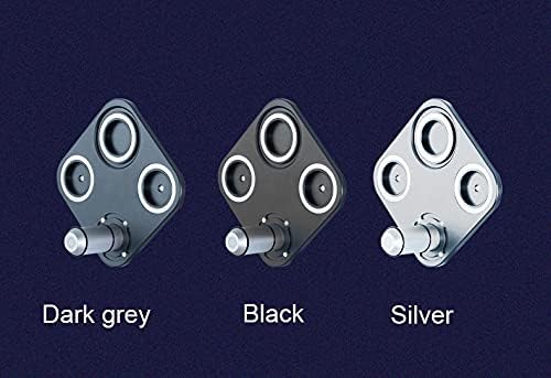 Hosoncovy Hair Dryer Wall Mount Metal Hair Dryer Wall Holder Organizer for Dyson Supersonic Hair Dryer (Black)