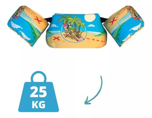 Boia Colete Salva Vida Infantil Crocodilo Ajustável Praia e Piscina até 25kg
