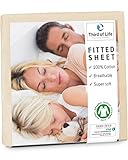 Sábana Bajera 90x200 cm Alba I 100% algodón I Certificado 