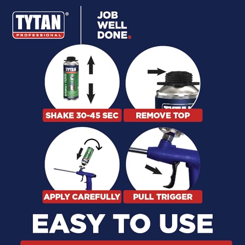 Eco Gun Foam Spray Applicator Gun, PU Insulating Foam Applicator Gun for Precise Dispensing, Heavy-Duty Professional Foam Gun for Construction and Home Improvement by TYTAN PROFESSIONAL - Image 2