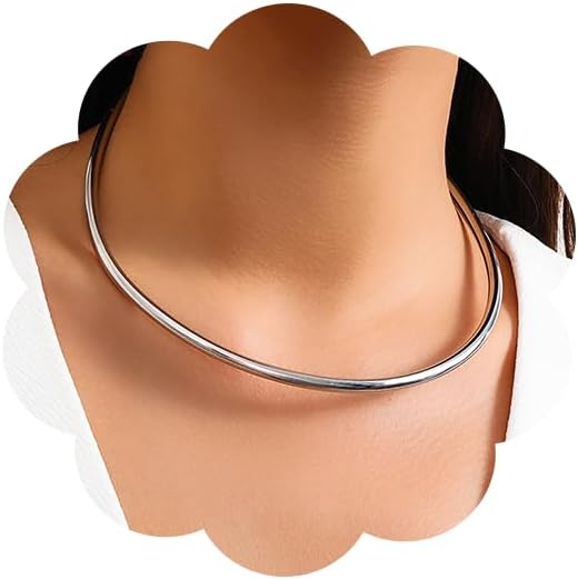 Gold Bendable Snake Necklace for Women Punk Adjustable Snake Shape Medusa Choker Necklace Statement Hip Hop Jewelry