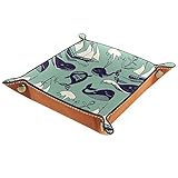 ➤ ANWENDUNG: Das quadratische Würfel-Valet-Tablett lässt sich leicht zusammenfalten oder öffnen. Sie können es bequem überall hin mitnehmen, um Casino-Spiele, Bar-Spiele, Unterhaltungsspiele auf der Party mit Familie und Freunden zu spielen, oder groß genug, um Ihre Uhren, Schmuck, Schlüssel, Münzen, Wechsel, Süßigkeiten.