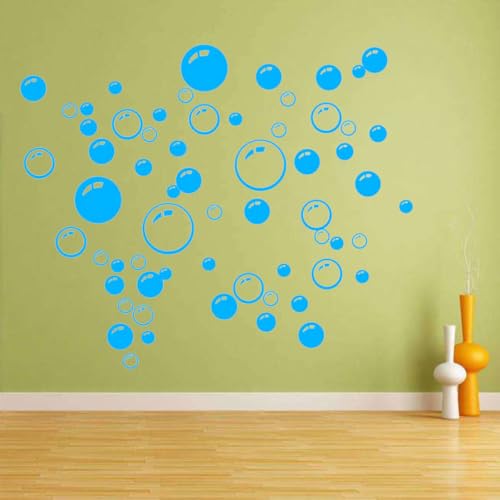 VORCOOL Bubble Wall Stickers Removable Wall Art Decals Decoration (Blue) - Image 4