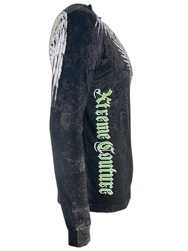 Xtreme Couture by Affliction Long View T-shirt pour homme, noir, Taille 4XL – vue 7