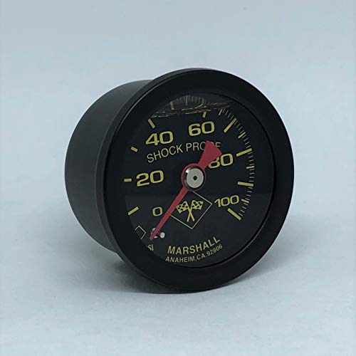 MNB00100 Fuel Pressure Gauge, 0-100 PSI, Black