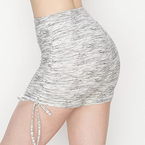Image of ALWAYS Faux Leather Shorts - High Waist Active Stretch Yoga Short Pants for Women
