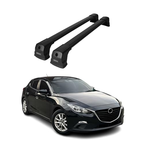 Barres de toit Mazda 3 mk3 idéales pour vos départs au ski et vacances