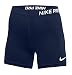 NIKE Pro 5" Compression Shorts (Medium, Navy/White/White)