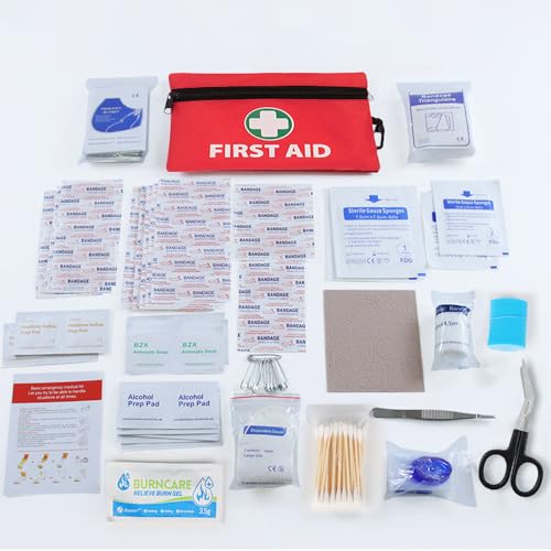Botiquin de Primeros Auxilios, 132 Piezas Mini Kit Primeros Auxilios, Botiquín Completo para Coche Casa Lugar Trabajo Mochila y Acampar Senderismo Viaje - imagen 6