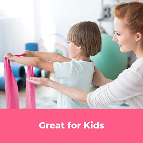 Stretch Bands for Dance and Ballet with Gift Box – Resistance Bands Set for Dancers, Ballerinas, Gymnasts and Cheers – Improve Flexibility, Strength and Split - Colors and Sizes for Kids and Adults