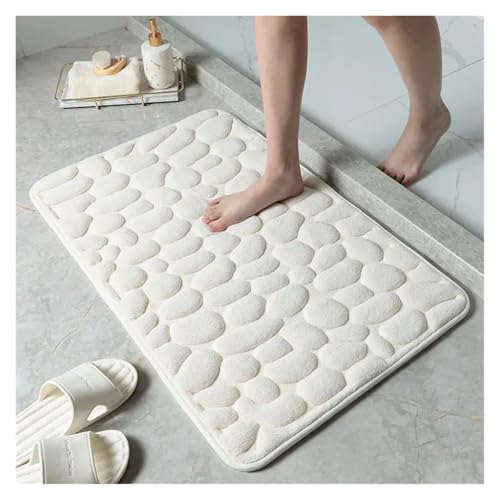Tappetino da bagno antiscivolo in memory foam, lavabile in lavatrice, morbido tappeto da bagno per casa, soggiorno e doccia – Comfort & Sle combinato