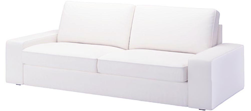 The KIVIK Sofa Bed Cover is Made to Be Compatible for IKEA Kivik Sleeper Only. (Cotton White)