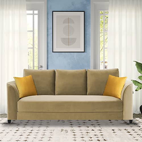 Image of Francis 3 Seater Sofa Set for Living Room (Cream Fabric)