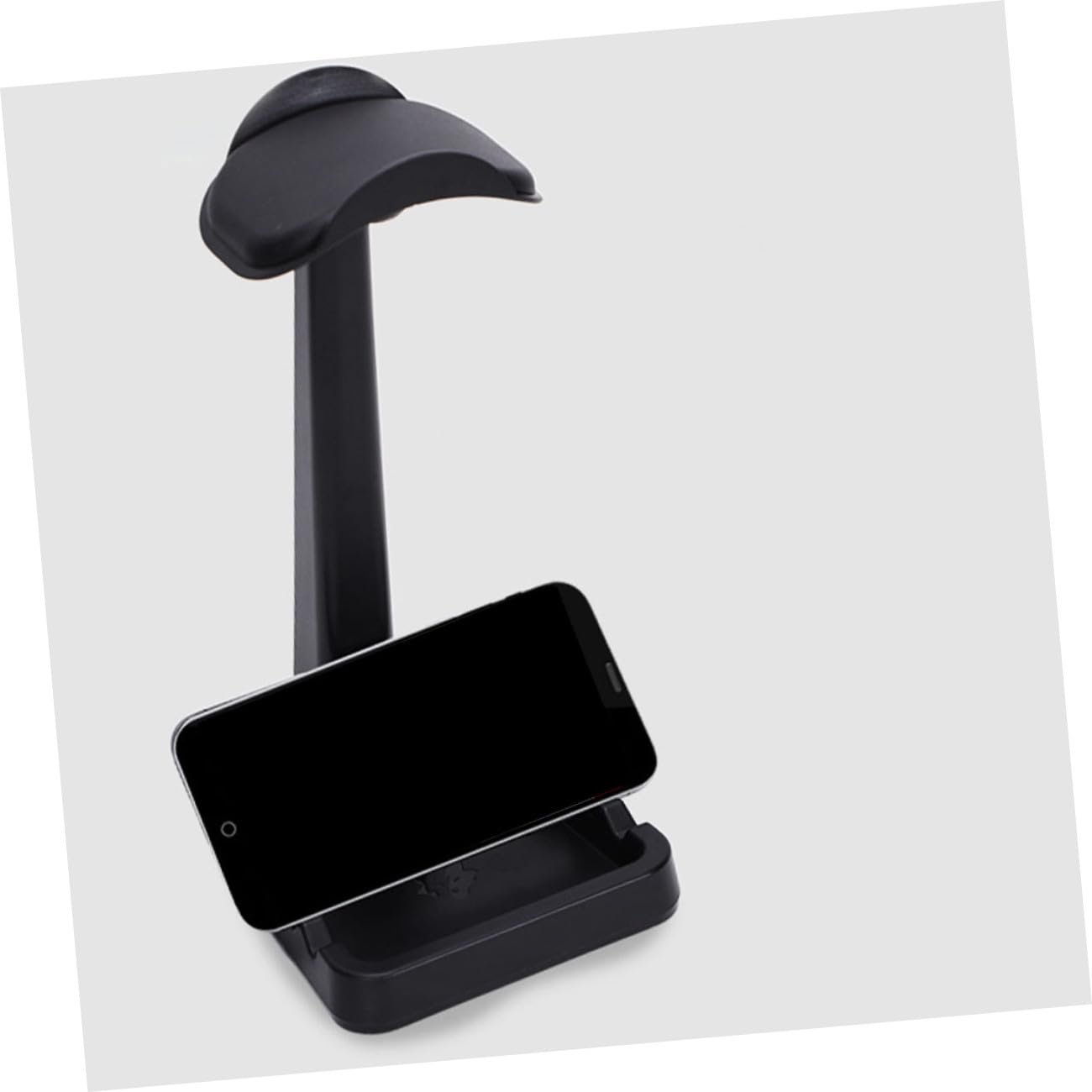 Supporto per Cuffie da Tavolo Nero, Rack per Computer | Abs e Tpu, Struttura Robusta da 3kg, per Scrivania e Postazione Computer