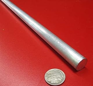 Metric 6061-T6 Aluminum Round Rod 16 mm Diameter x 6 Foot Length 1 Piece