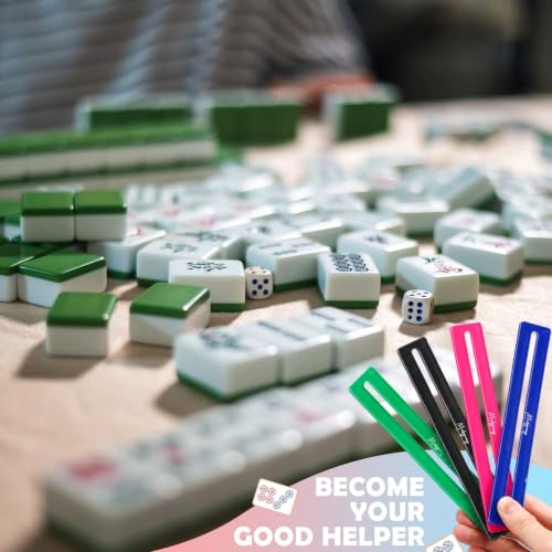 Set de 4 Localizadores de Línea para Mahjong Acrílico Multicolor miniatura 4