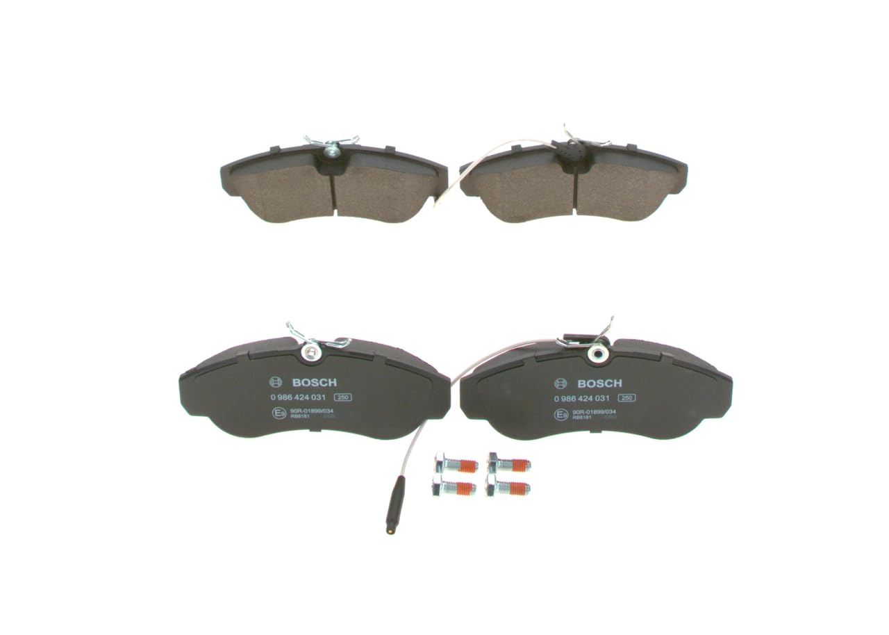 BOSCH Bremsbelagsatz, Scheibenbremse 0986424031