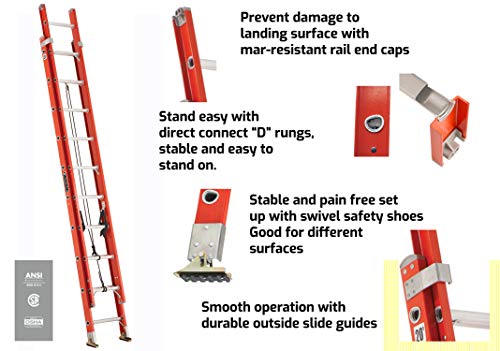 Louisville-Ladder-32-foot-Fiberglass-Extension-Ladder-300-Pound-Load-Capacity-Type-IA-FE3232