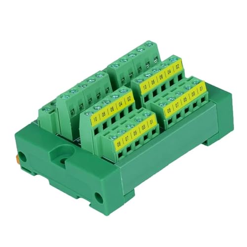 Bloque divisor de alimentación de 20 canales para montajes de automatización y cuadros eléctricos