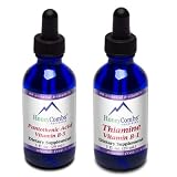 HoneyCombs Vitamin B1 (Thiamine) Drops - 1 Fl Oz + Vitamin B5 (Pantothenic Acid) Drops - 1 Fl Oz