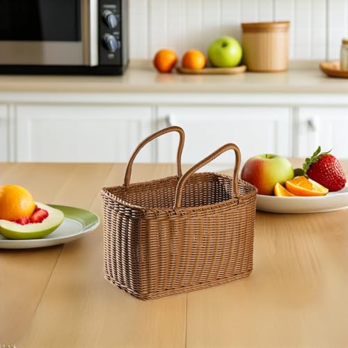 Panier tressé marron : la solution de rangement pour chambre encombrée
