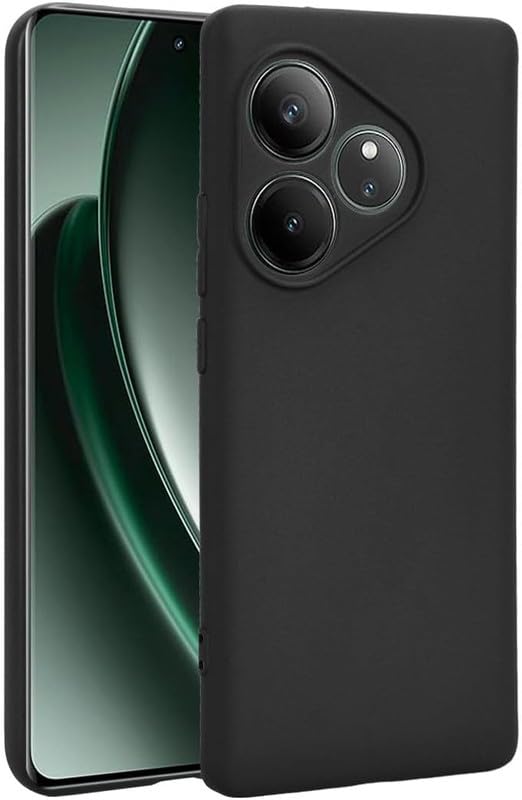 ELICA Flexible Soft Silicon Candy Scratch Resistant Back Case Cover for Realme GT 6T - Black (B0D9QXTW19) Amazon Price History, Amazon Price Tracker