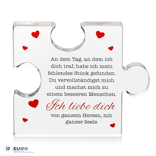 VELENTI Geschenke für Frauen, Partner und Pärchen Geschenke - Liebes Geschenk für sie und ihn #1-Hochzeitstag, Jahrestag Geschenk für Sie Ihn Romantisches Geschenk - Ich Liebe Dich, Valentinstag
