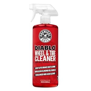Chemical Guys Sprayable Diablo Wheel Cleaner (Safe on All Wheel & Rim Finishes), Great for Cars, Trucks, SUVs, Motorcycles, RVs & More, 32 fl oz