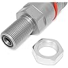 Summit Hydraulics Flat Face Hydraulic Quick Connect Coupler, 5/8 ORFS Bulkhead Skid Steer Mount