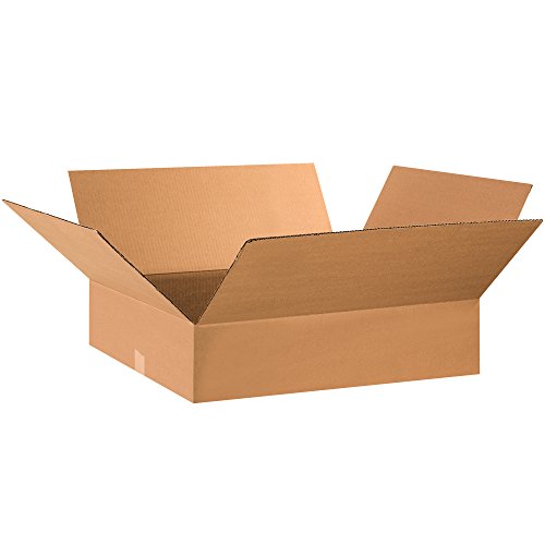 Image of TAPE LOGIC 28x17x5 Flat Corrugated Boxes, Flat, 28L x 17W x 5H, Pack of 15 | Shipping, Packaging, Moving, Storage Box for Home or Business, Strong Wholesale Bulk Boxes