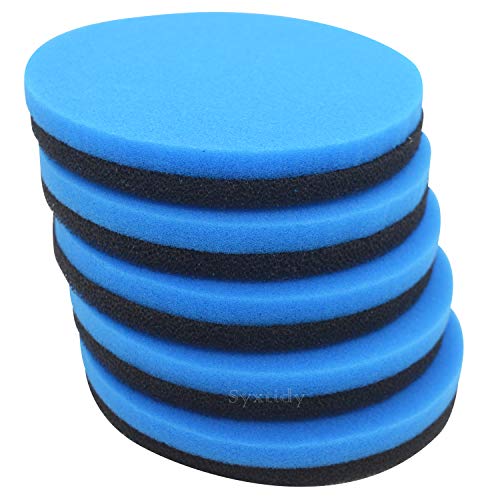 5 Pack Replacement Filter for BISSELL Febreze Style 1214 Cleanview & PowerGlide Pet,Foam Filter Part No.12141,(With Fragrance)