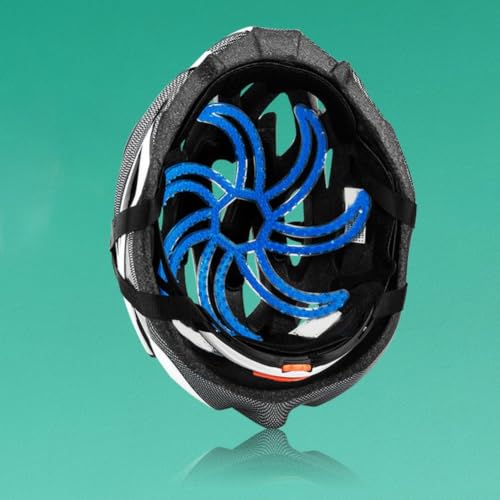 NEIQIUWING Foulard de moto - Rembourrage intérieur en silicone anti-déformation - Remplacement pour bandana, foulard, casque, doublure - Noir, bleu, orange, Noir, rouge, bleu, orange, Orange – vue 3