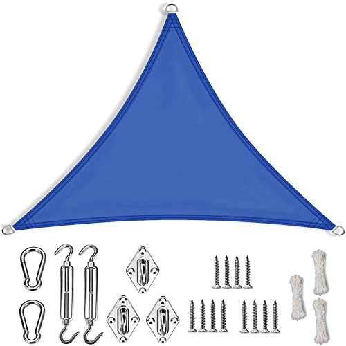 RYNS Sonnensegel Sonnenschutz dreieckig 7.2x7.2x7.2m Sonnenschutz aus...